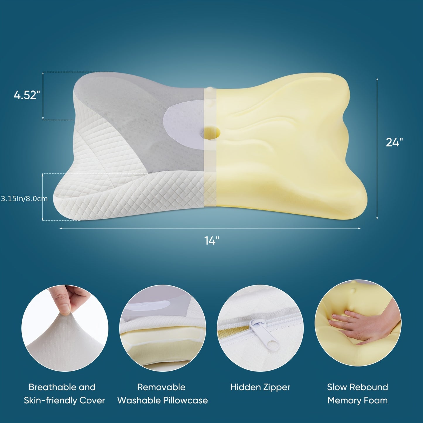 Orthopedic Contour Neck Pillows